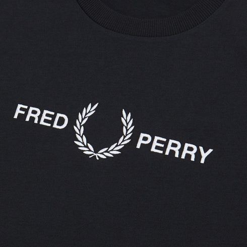 Fred Perry Graphic T-Shirt Black